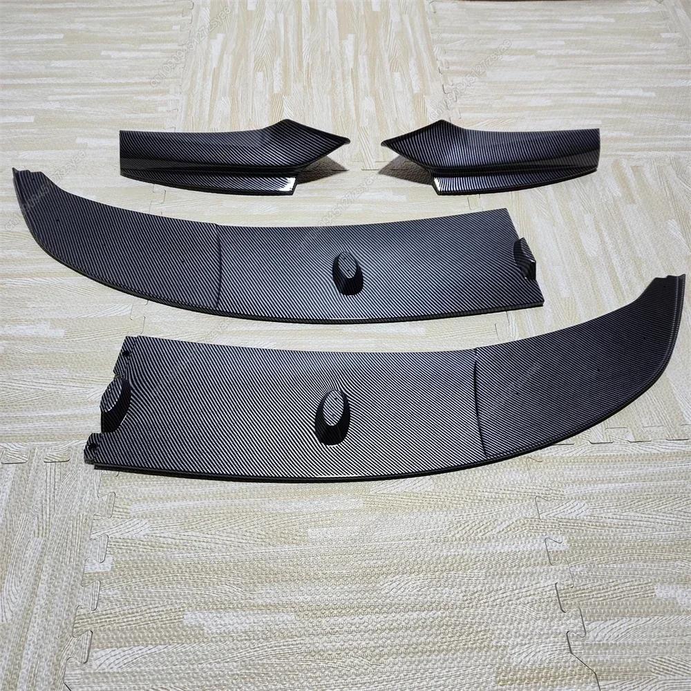 Car Front Bumper Lip Spoiler Splitter Diffuser Canard Lip Splitter For BMW 5 Series F10 F11 M-Sport 2011-2017 Body Kits Tuning