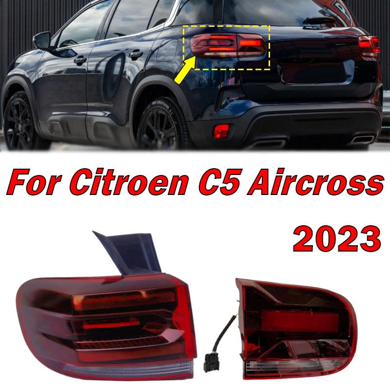 For Citroen C5 Aircross 2026 Car Accessories Tail Light Stop Brake Light Signal Lamp Warning Light Taillight Car Light Assembly