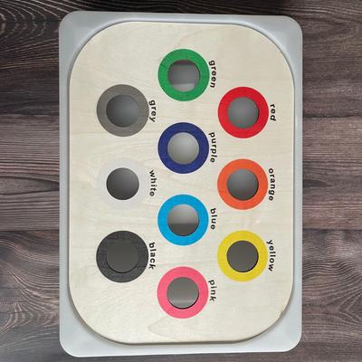 Children's Wooden Sensory Tray Game: Parent-Child Interactive Early Learning Toy