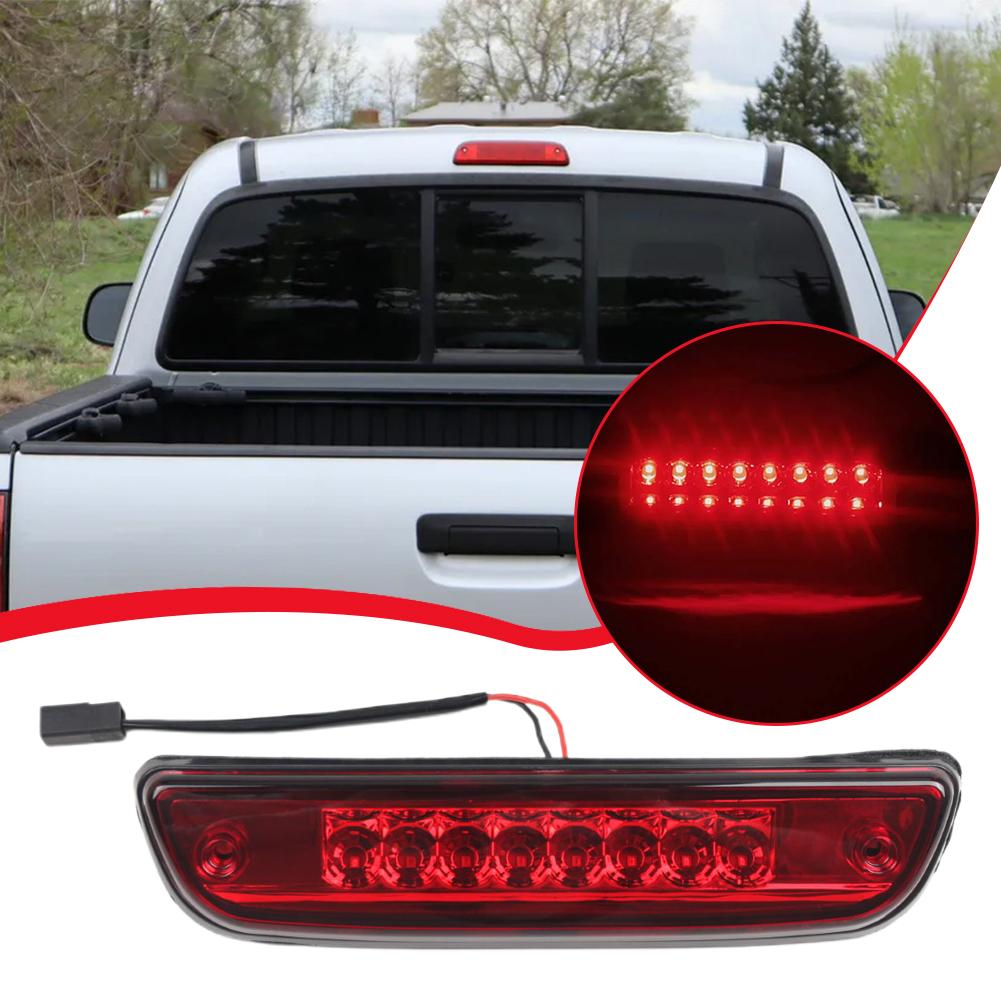 Led Third Brake Light Car Black High Mount Stop Light Rear Tail Cargo Stop Lamp For 95-17 Pick-up Smoke Lens F0p1