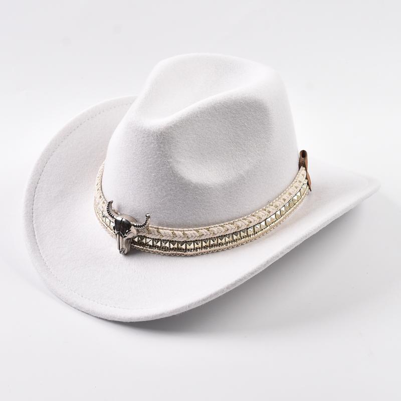 Neuer Western-Stil Cowboyhut für Herren und Damen Outdoor Reise Ritterhut