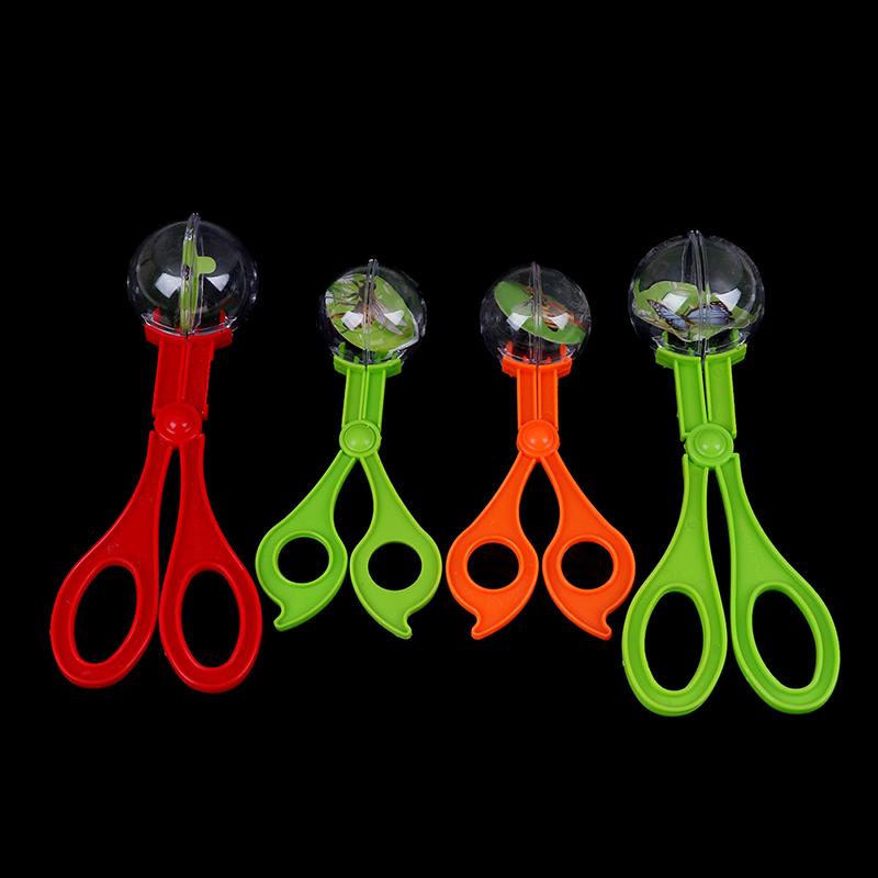 Bug Insect Plastic Catcher Scissors Tongs Tweezers For Kids Children Toy Handy