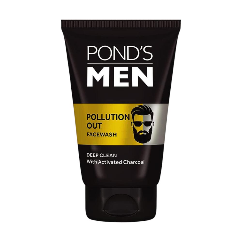 POND'S Men Charcoal Face Wash 50g For Deep Pore Cleanse Oil Control Pollution Removal Bright Skin Men’s Outdoor Skincare Daily Use