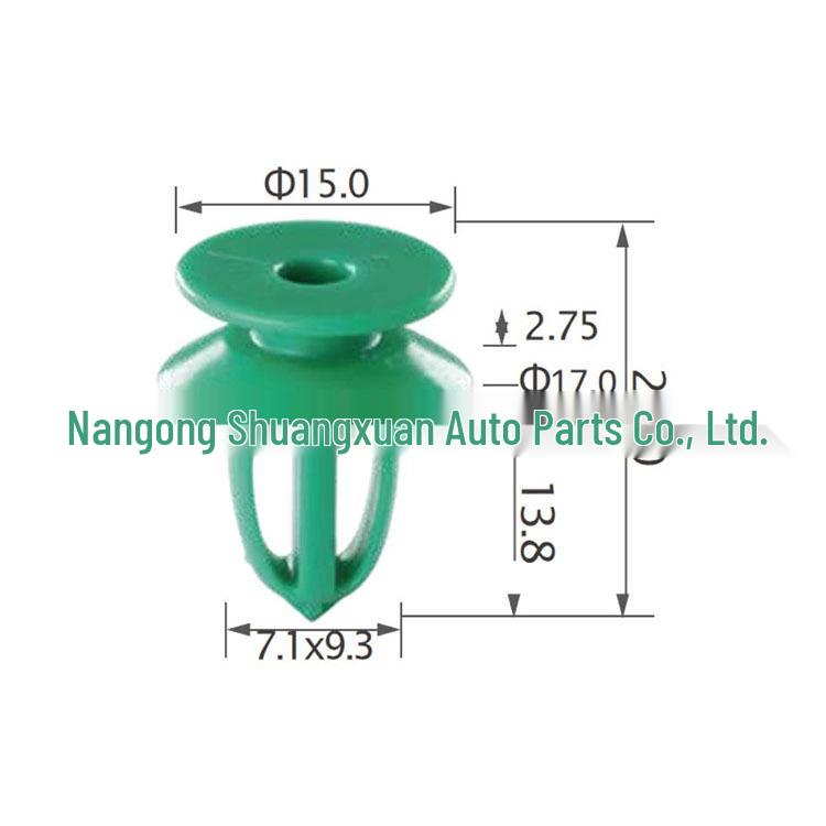 Green Door Panel Clip for Buick Regal, Cadillac, and Chevrolet
