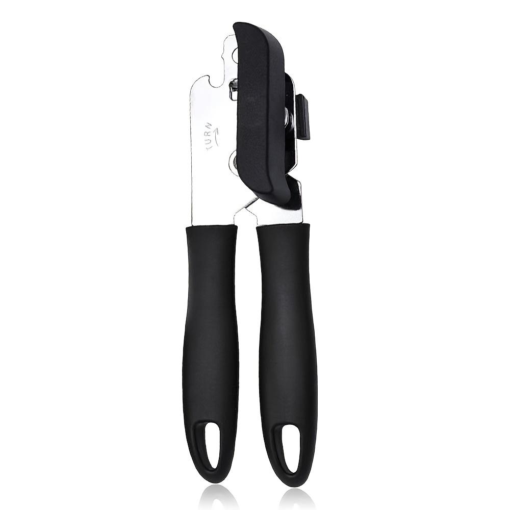 Professional Manual Can Opener With comfortable grip handle - Heavy-duty stainless steel can and bottle opener Easy-to-use kitchen Bottle Opener