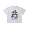 260 GSM Doppelgarn 32er Zählart 100% Baumwolle Solo Leveling V15 Druck Unisex Schweres Baumwoll-T-Shirt