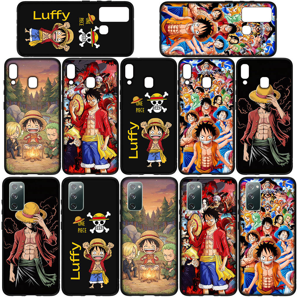 Phone Case for Samsung Galaxy S25 S23 S24 Ultra FE Plus A05 A06 A15 A16 A36 A37 A35 A54 A55 A56 A57 A25 A26 A53 A17 Zoro One Luffy Pieces Sanji Cover