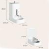 3.2L 4.4L Pet Cat Food Water Dispenser Automatic Dog Cat Drinker Feeder  Feeder
