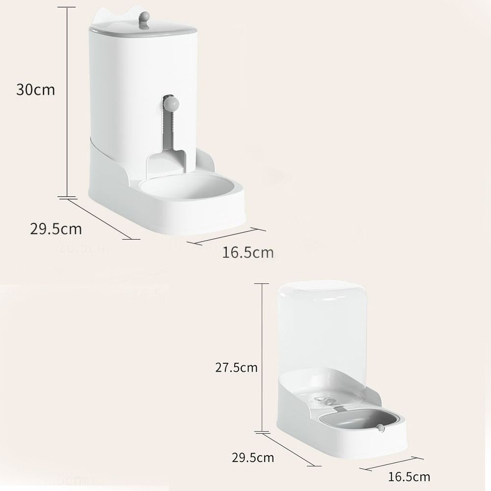 3.2L 4.4L Pet Cat Food Water Dispenser Automatic Dog Cat Drinker Feeder  Feeder