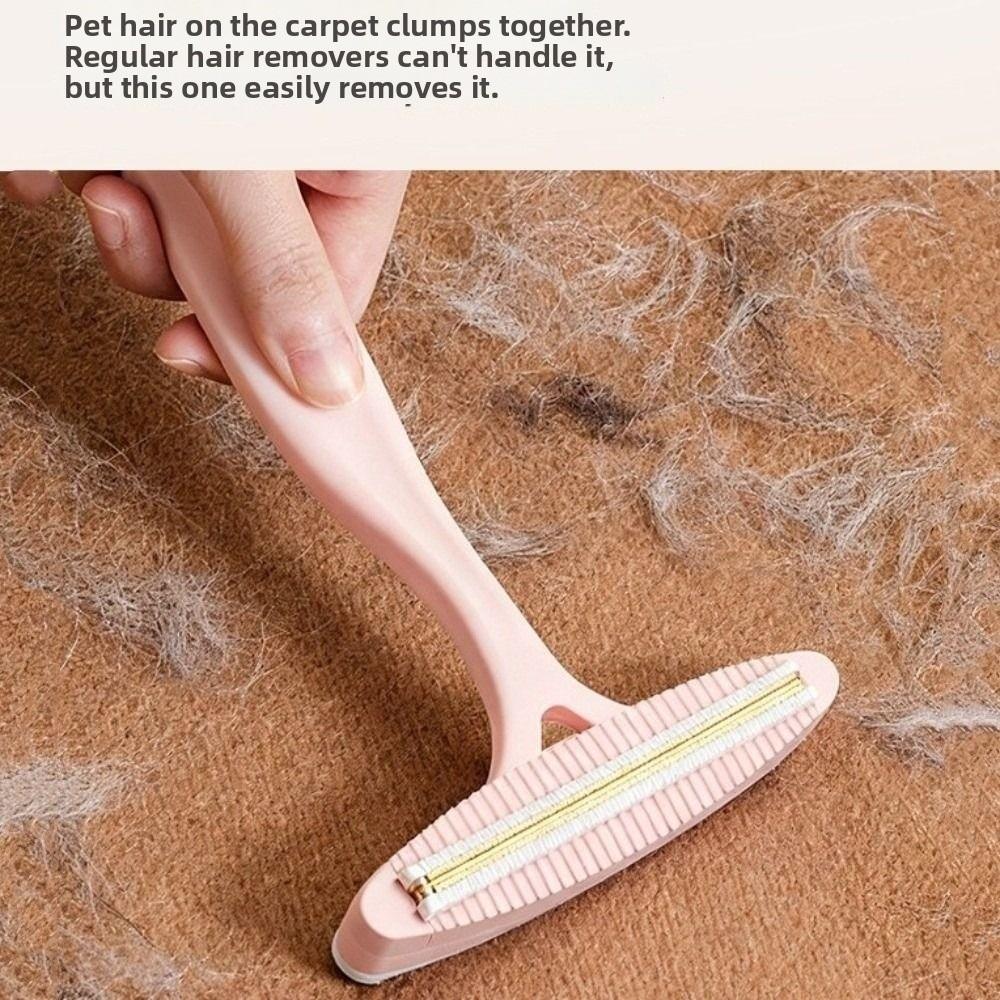 Manual Clothing Scraper Portable Cleaning Lint Brush Pet Hair Remover Upholstery Care