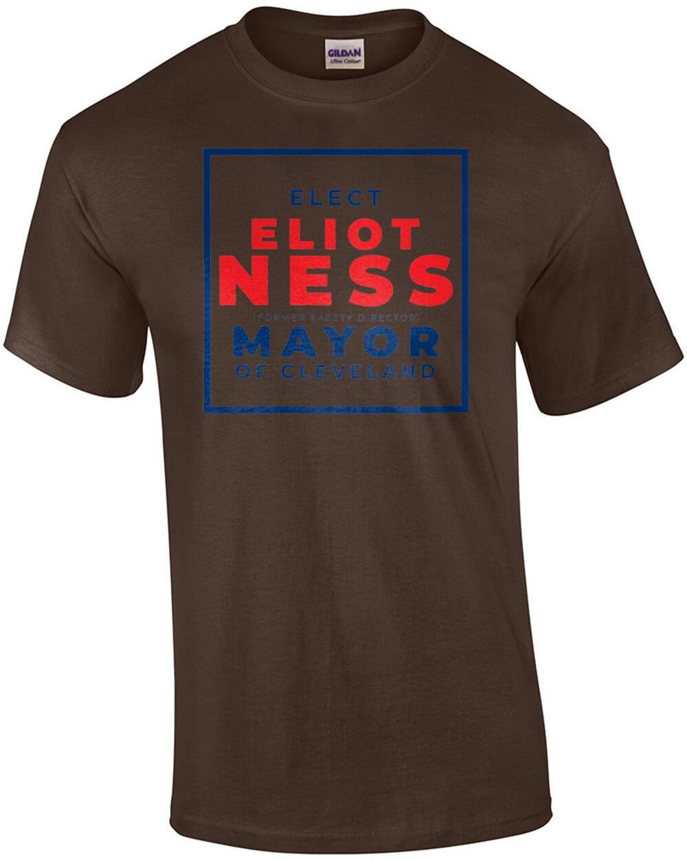 

Elect Eliot Ness - Mayor of Cleveland - The Untouchables - 80 s T-Shirt XL