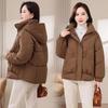Zimowa Ciepła Oversizowa Kurtka Kobiety Zimowe Płaszcze z Kapturem Codzienna Luźna Gruba Ciepła Damska Kurtka Plus Size 8XL Odzież Damska