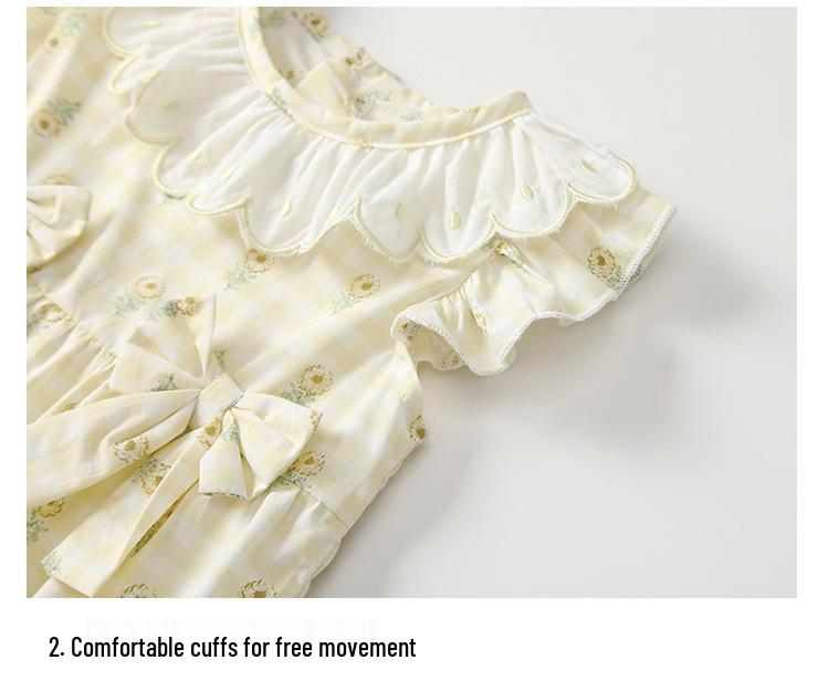 Entzückender Sommer-Babybody – Süßer, stylischer Prinzessinnen-Strampler mit Windelüberzug