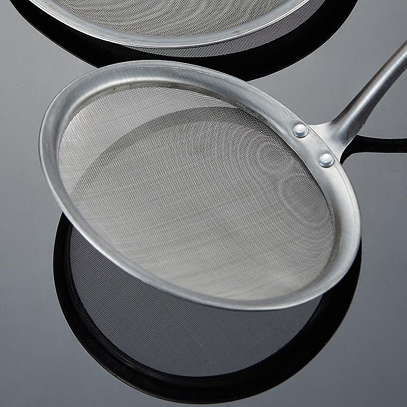 Fine Mesh Stainless Steel Colander Soy Milk Filter Oil Filter Spoon Foam Spoon Net Leak Gadgets Kitchen Accessories