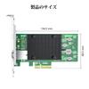 10Gtek 10Gb PCI-E NIC Network Card, Intel X550-AT2 Controller Chip, Single RJ45 Port, Intel X550-T1 Compatible, 10Gbase-T LAN Card, PCI-E 3.0