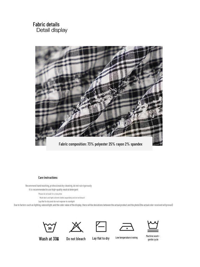 2025 Summer French Design Plaid Off-Shoulder Slim Fit Top for Women