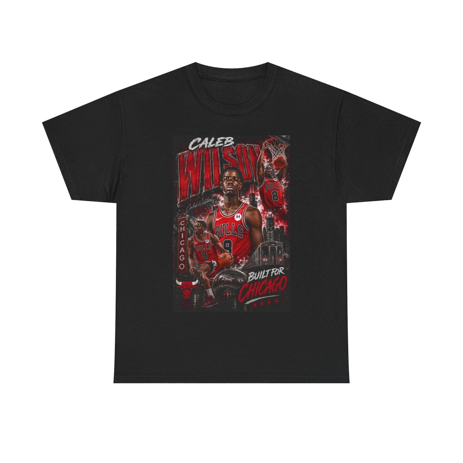Caleb Wilson Chicago Bulls Basketball Tee | Built for Chicago, Bulls Player Design M