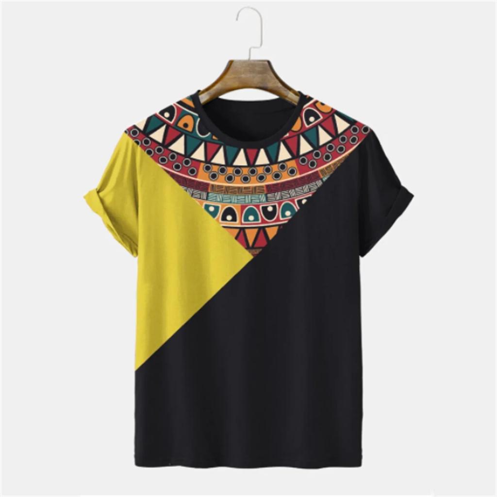 T-shirt da uomo T-shirt sportive per uomo Abbigliamento Top estivi Stampati in 3D Manica corta Outdoor Casual Oversize Maglietta da corsa per uomo