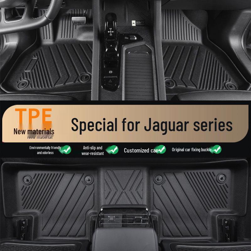 Jaguar XFL/XEL/E-PACE/F-PACE/XE/XJL/XJ Custom TPE Car Floor Mats