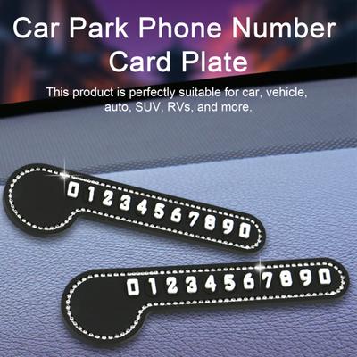Practical Parking Number Plate Sun-resistant Simple Installation Decorative