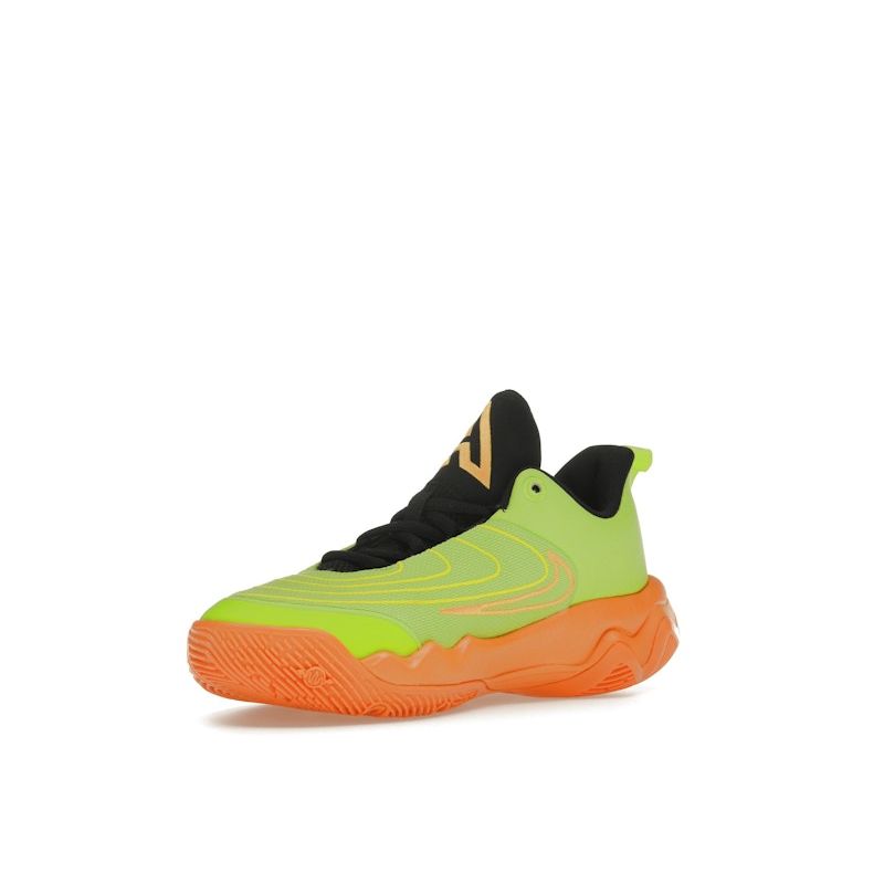 Nike Giannis Immortality 4 Cyber Lightning Bright Mandarin Kids' Basketball Shoes FZ6734-301