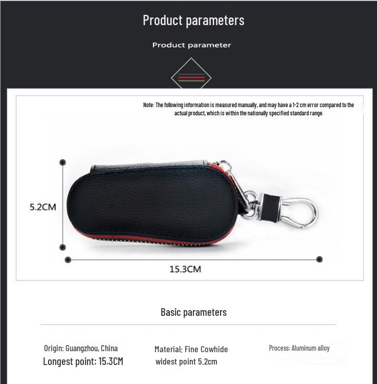 Men's Universal Car Key Holder - Straight Key Waist Clip