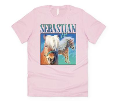 Maglietta Lil Sebastian Omaggio Divertente Parks and Rec Show Retro Anni '90 Ricreazione