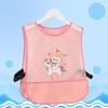 Breathable Mesh Baby Bib: Waterproof, Stain-Proof, Sleeveless Coverall for Infants and Toddlers.
