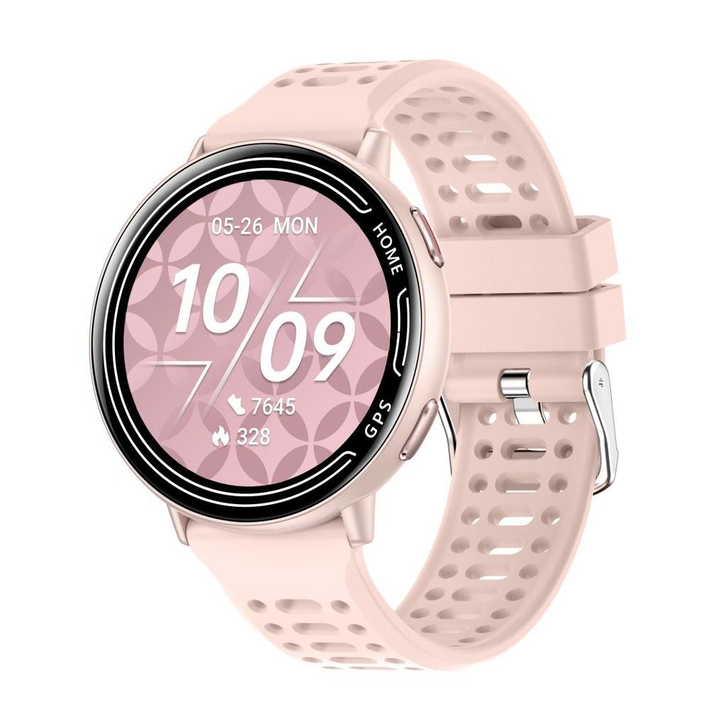 Rainbuvvy KC100 GPS Smartwatch 1.39inch 360x360 BT5.3 Bluetooth Call 1ATM Waterproof 230mAh Android Smart Bracelet Women Sports Watch