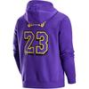 Nike x NBA James Los Angeles Lakers Sweatshirt Men's Global Purple FZ0553-504
