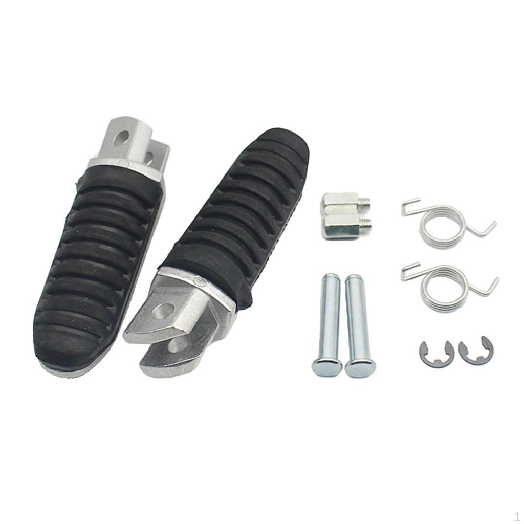 1 paar Motorcycle Foot Pegs Rest Pedals Fit for DL650F 1400, Easy to Install