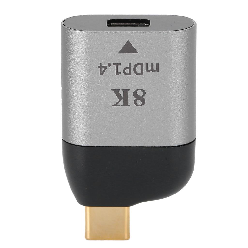 Aluminum Alloy Shell TypeC Male to Mini DP Adapter Connector for Windows Android OS X