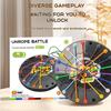 1 Set Kids Rope Untangling Game Twisted Rope Knots Challenge Board Game Logic Thinking Interactive Educational Elastic Rope Unhitching Toy