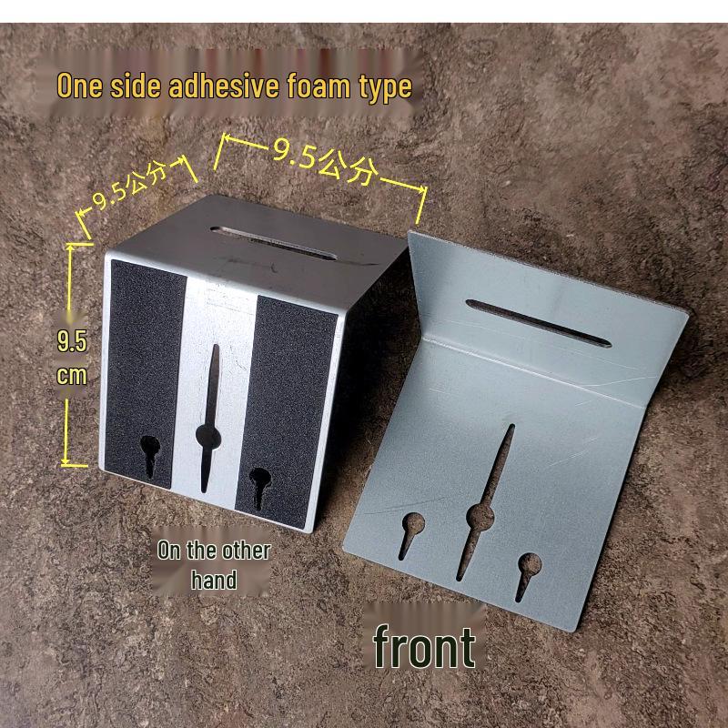 L-Shaped Wall-Mounted Spirit Level Bracket for Bricklayers