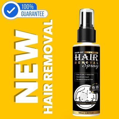Fast-Acting Hair Removal Cream Spray – No Odor, Just Smooth Skin!-100ml
