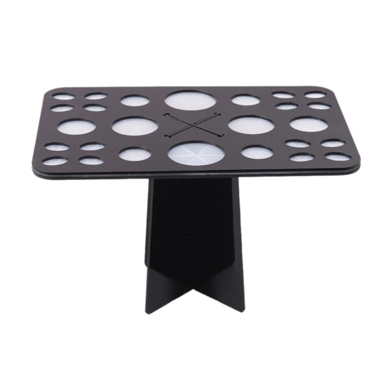 

Acrylic Eyebrow Pencil Stand Cosmetic Brush Shelf Tools Beauty Makeup Tools Drying Rack Porous Cosmetic Brush Bracket
