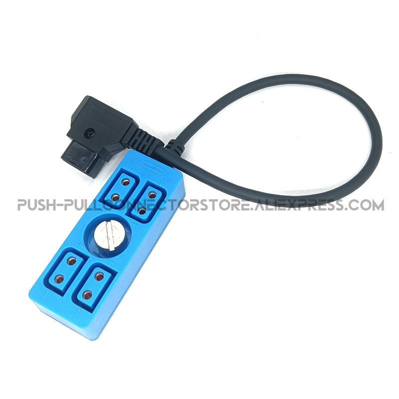 Soft Flexible Cable 1/4screw D-TAP to 4D-tap Female Camera power Distributor dtap splitter For TITLA