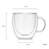 Double Wall Glass Coffee Mugs Insulated Coffee Glass Clear Espresso Cups Glass Cappuccino Tea Latte Beverage Glasses