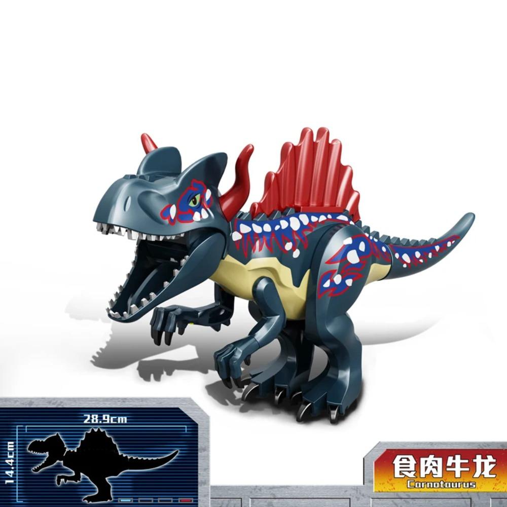 Raptor Brutal Building Jurassic Blocks World 2 MINI Figuras de Dinossauro Peças Blocos Dino Brinquedos Para Crianças Dinossauros Natal