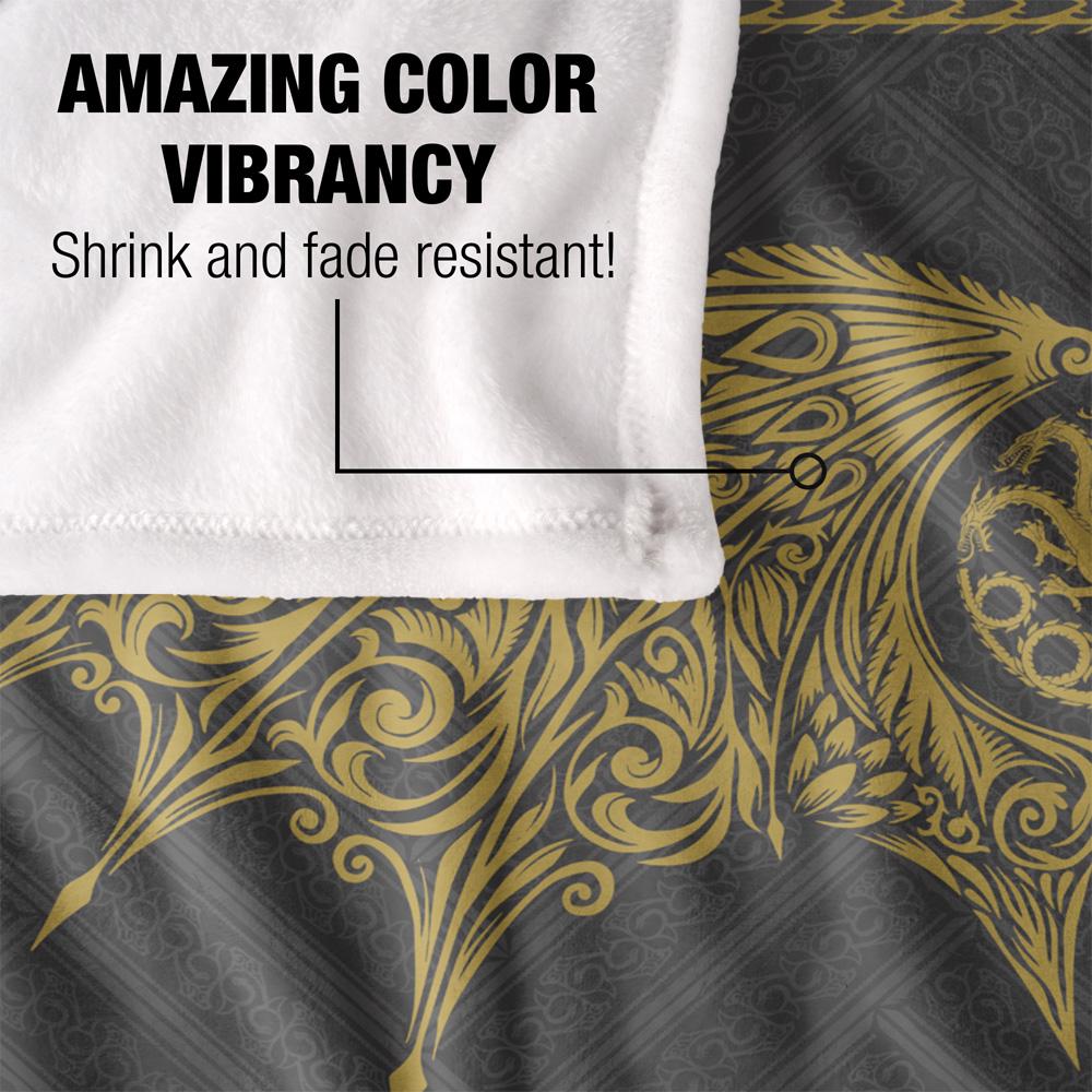 House Of The Dragon Crest Blanket