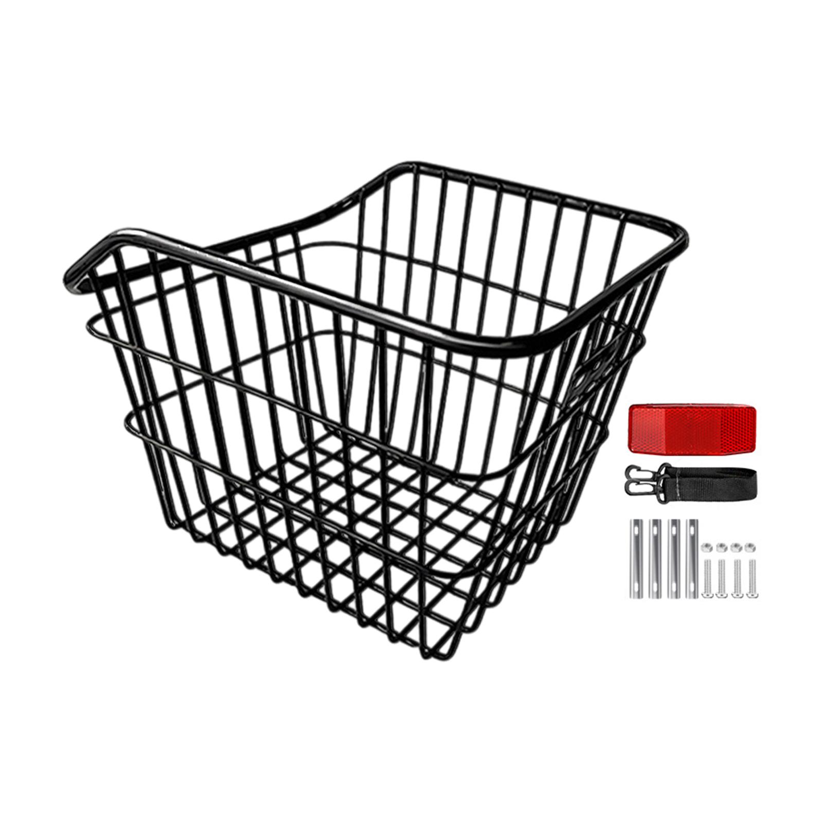 Rear Bike Basket Practical Universal Heavy Duty Cargo Carrier Replacement Part