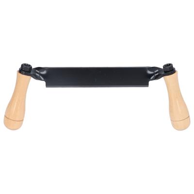 Straight Draw Knife Tungsten Steel Wooden Handle Straight Type Safe Durable Draw Shave Tool for Log
