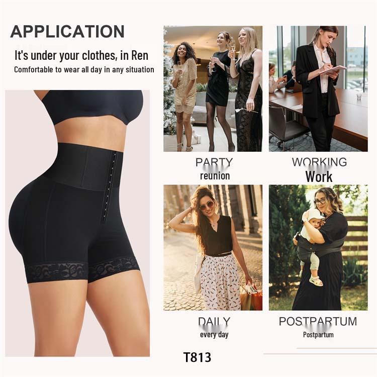 European & American Plus Size High-Waisted Postpartum Shaping Underwear - Tummy Control & Hip Lifting