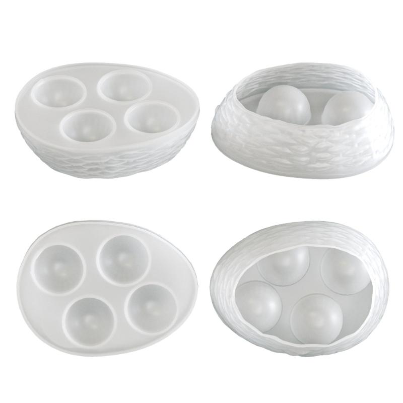 Multifunctional Silicone Eggs Holder Mold Nonstick Design Eggs Tray Moulds Suitable for Baking Crafts and Storage