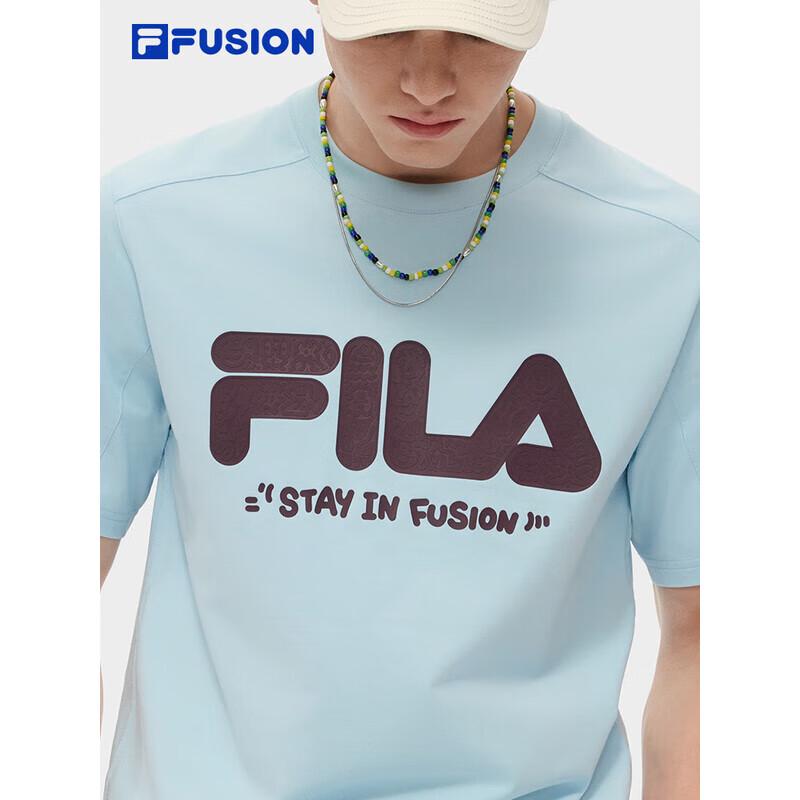 FILA FUSION Cooling Quick-Dry Couples Knit Short Sleeve T-Shirt