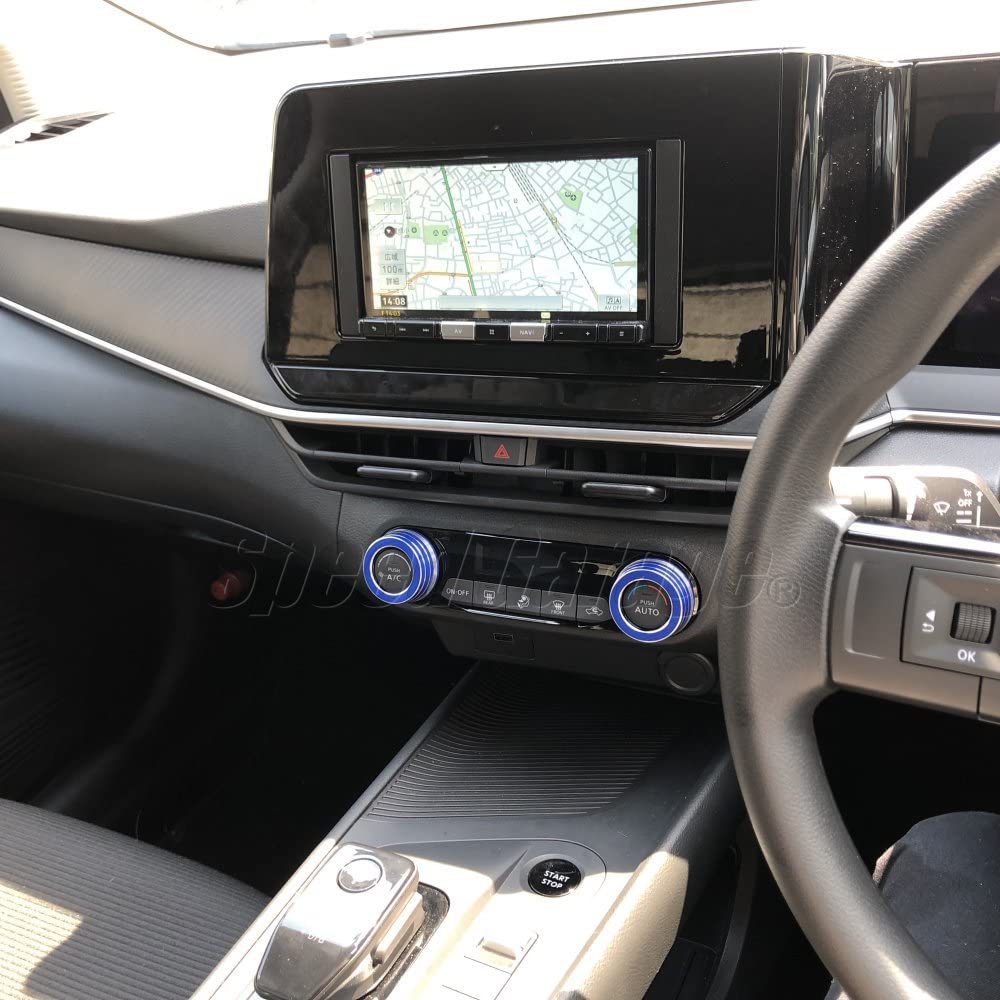 Speed Garage Nissan Notebook E13 SNE13 Model Air Conditioner Switch Dial Ring Cover Frame