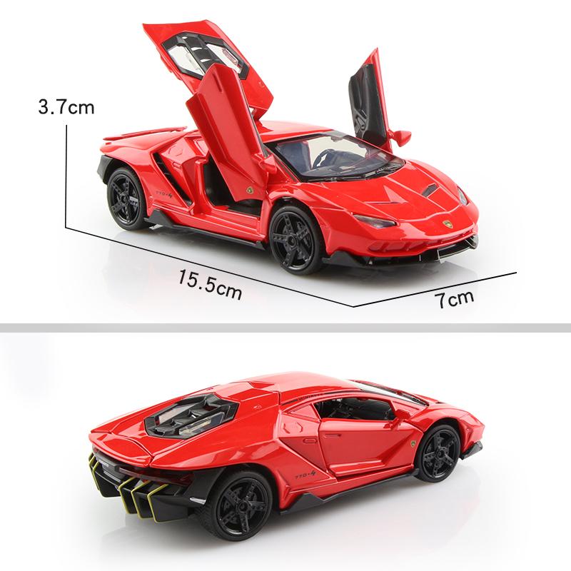 Lamborghini Centenario LP770-4 Суперкар Симуляция Литые и Игрушечные Транспортные Средства Звуки и Свет Инерционная Машина 1:Модель коллекции 32 сплава