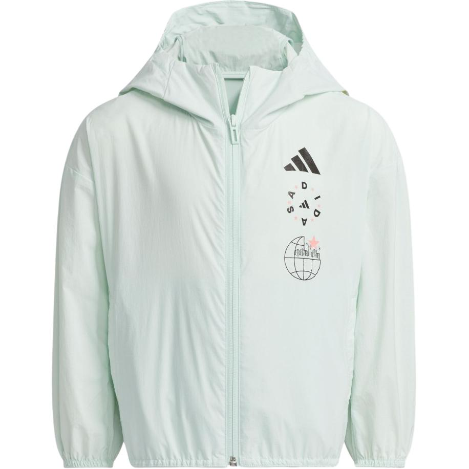 

Adidas Jacket Symbol Green/Black Children Aged 3 7 Years Old JL7573 116