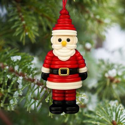 Christmas Diy Button Ornament Kit Fun Button Decoration Craft Kit Craft Button Kit for Xmas Tree Hanging Decoration