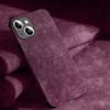 Luxury Matte Lambskin Leather Phone Case for iPhone 14 13 12 11 Pro Max X XR XS 7 8 Plus SE 2 Lens Protection Soft Cover Funda
